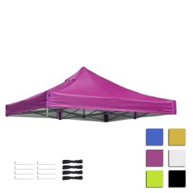 9.6x9.6ft EZ Canopy Gazebo Top Replacement Vivid Viola