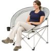 Oversized Cozy Camp Chair - Gray