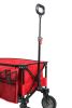 Camping Utility Wagon with Tailgate & Extension Handle