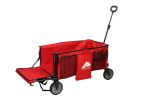 Camping Utility Wagon with Tailgate & Extension Handle