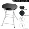 Portable Folding Stools with 330lbs Limited Sturdy Frame