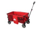 Camping Utility Wagon with Tailgate & Extension Handle