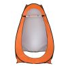 1-2 Person Portable Pop Up Toilet Shower Tent Changing Room Dressing Tent Camping Shelter Orange