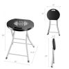 Portable Folding Stools with 330lbs Limited Sturdy Frame