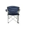 Big and Tall Chair with Cup Holders, Blue for Outdoor