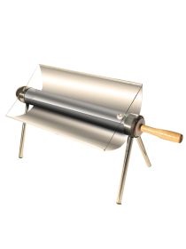 Outdoor Portable Smokeless Vacuum Oven Outdoor Grill (Color: Silver)