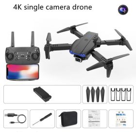 Long Battery Life Of Dual-camera Quadcopter (Option: Black. Single 4k camera)