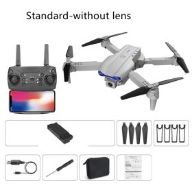 Long Battery Life Of Dual-camera Quadcopter (Option: Gray. Without lens)