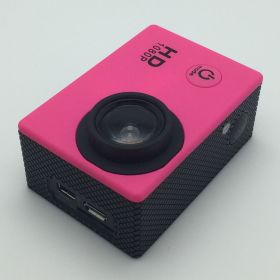 Waterproof Sports Camera Recorder (Color: Pink)