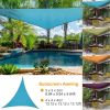 9.84ft Shade Sail Patio Cover Shade Canopy Camping Sail Awning Sail Sunscreen Shelter Triangle Cover