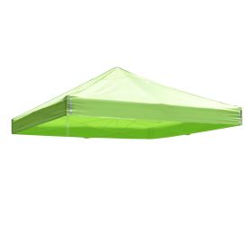 9.6X9.6ft EZ Pop Up Canopy Folding Gazebo/Light Green (Color: As Picture)