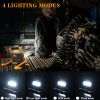 1Pack LED Working Light High Lumen Rechargeable Floodlight Portable Foldable Camping Light With 360Ã‚Â° Rotation Stand