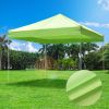 9.6X9.6ft EZ Pop Up Canopy Folding Gazebo/Light Green