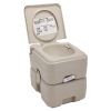 5 Gallon Portable Toilet, Flush Potty, Travel Camping Outdoor XH